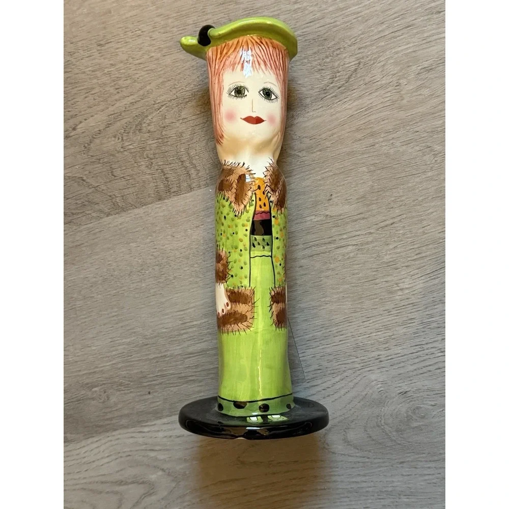 Bella Casa Susan Paley Ganz Melinda's Silk Trimmed Jacket Bud Vase Candle Holder